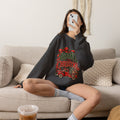 Booked for Christmas Sweatshirt, Book Lover Holiday Gift, Vintage Christmas Truck Graphic Sweatshirt, Cozy Reader Christmas Gift for Her