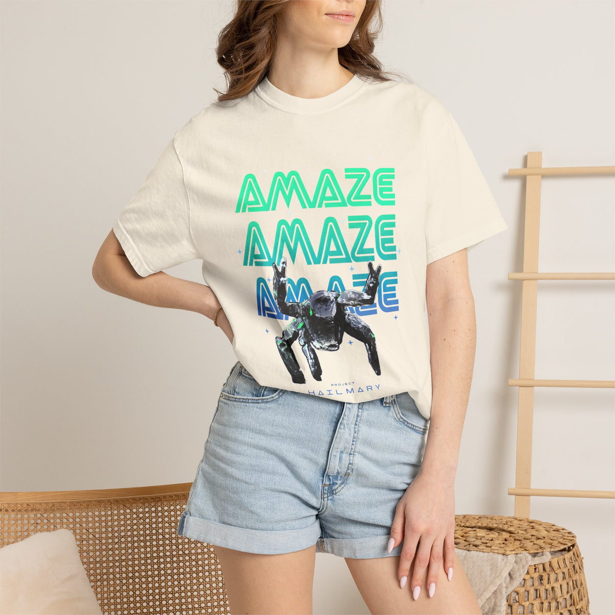 Comfort Colors® Amaze Rocky Vintage T-Shirt, Project Hail Mary Inspired Sci Fi Tee