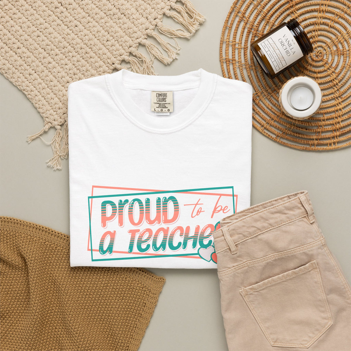 Comfort Colors® Proud to be a Teacher Shirt Teacher Appreciation Gift, Teacher Tee, Back to School Shirt, End of Year Teacher Gift
