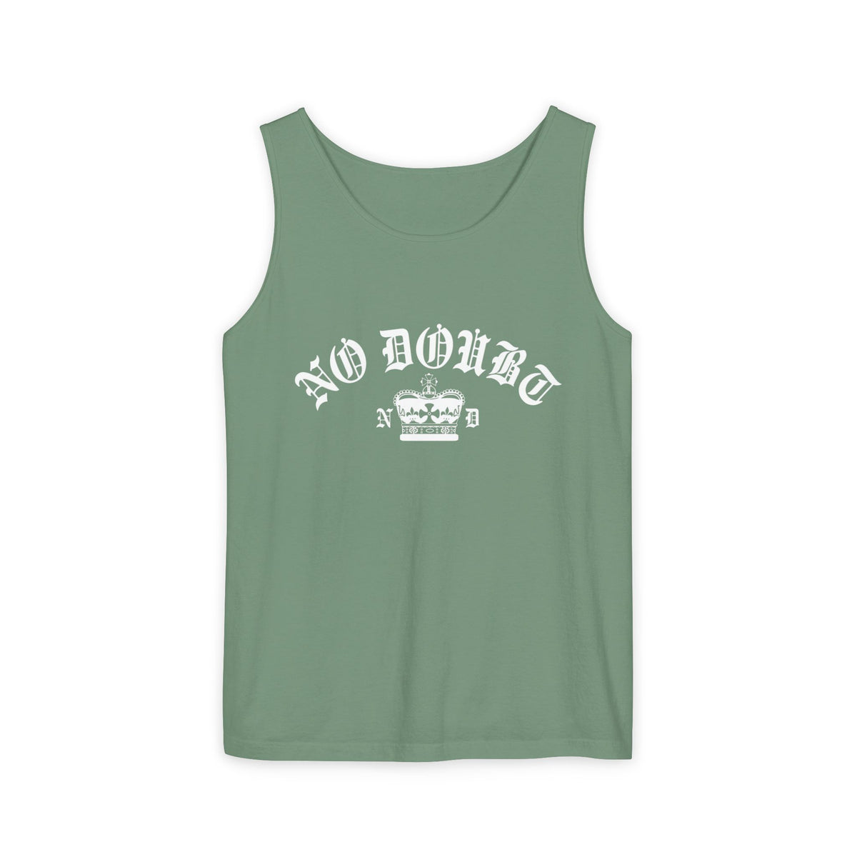 Comfort Colors® No Doubt Band Unisex Tank top, 90s Ska Punk Rock Graphic Tee, Tragic Kingdom Era Orange Crop Top,Retro Gwen Stefani Fan Gift