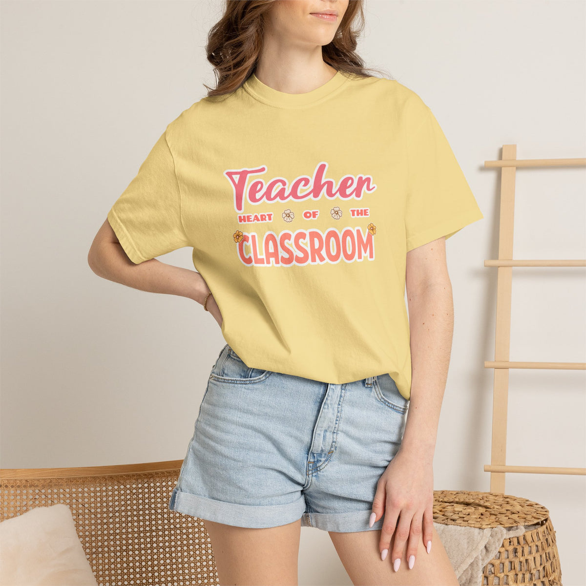 Comfort Colors® Teacher Heart of the Classroom Shirt, Teacher Appreciation Gift, Teacher Tee, Back to School Shirt, End of Year Teacher Gift