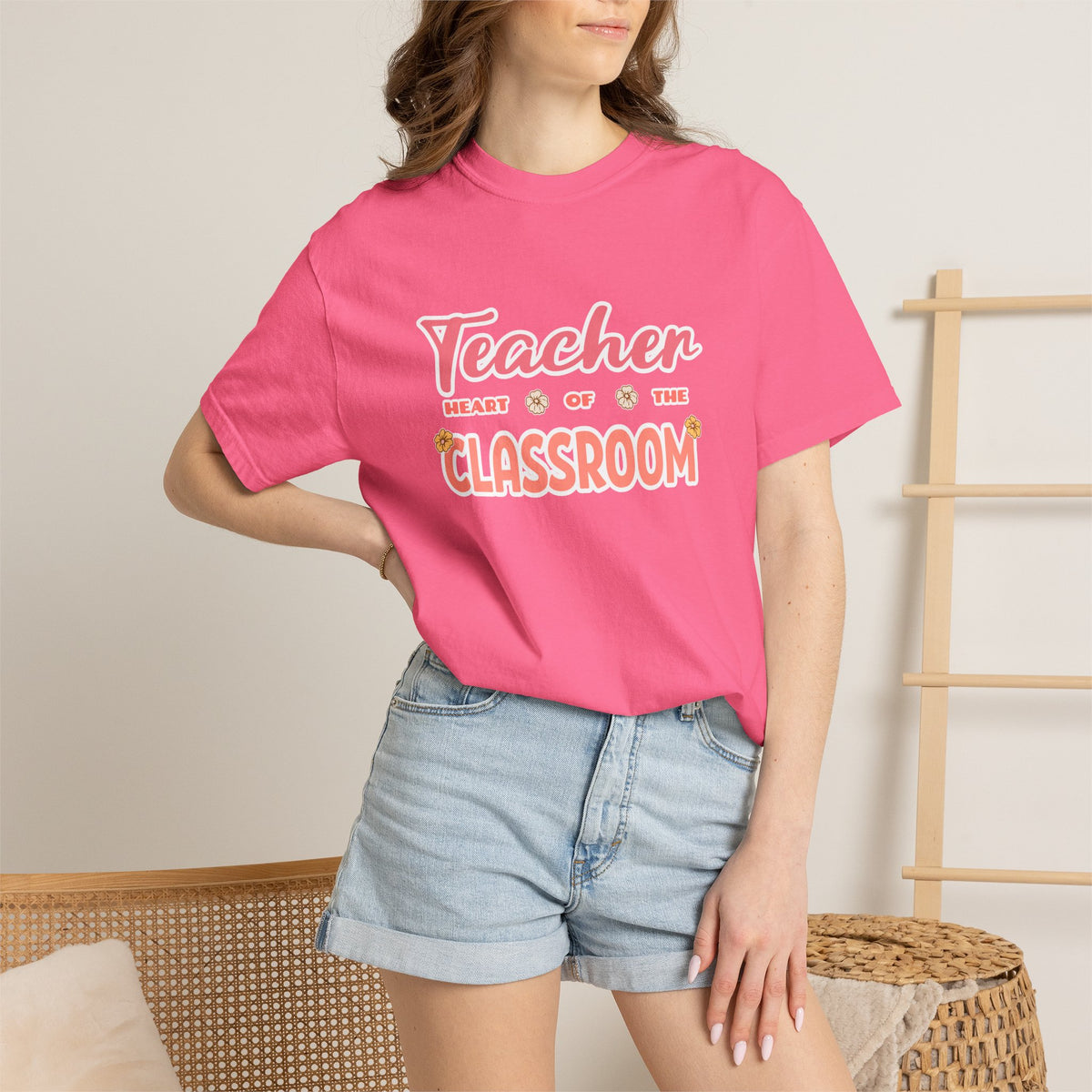 Comfort Colors® Teacher Heart of the Classroom Shirt, Teacher Appreciation Gift, Teacher Tee, Back to School Shirt, End of Year Teacher Gift