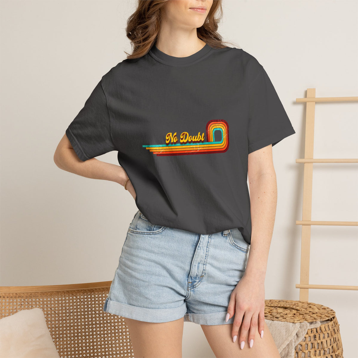 Comfort Colors® No Doubt Retro Rainbow T-Shirt