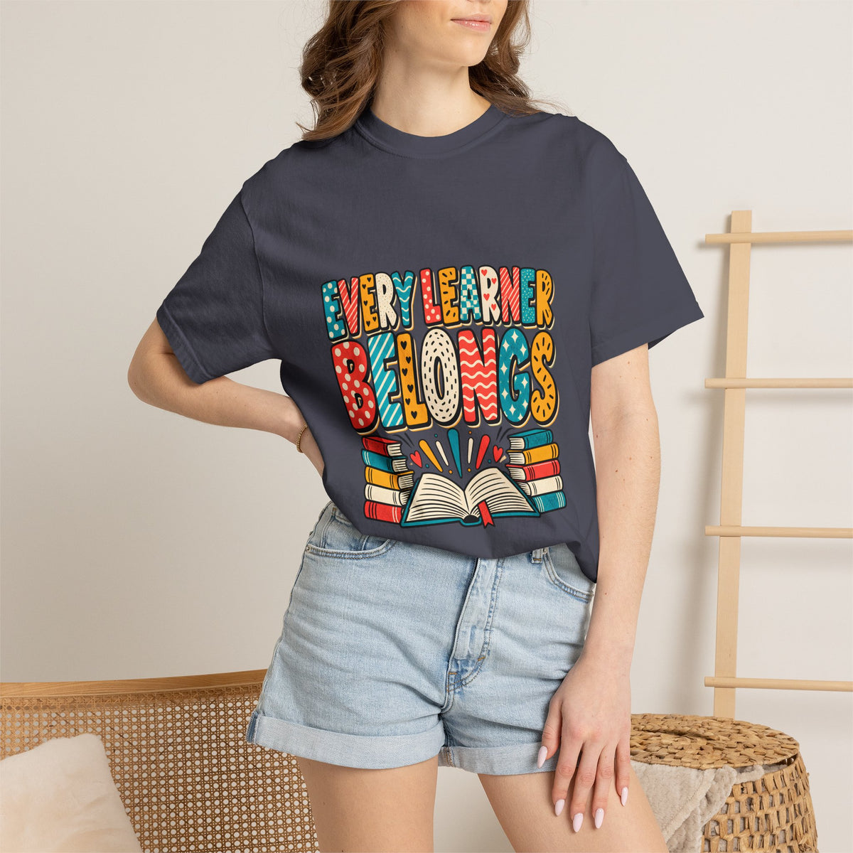 Comfort Colors® Every Learner Belongs T-Shirt, Inclusive Education Teacher Gift, Special Education Classroom, Back to School Teacher Shirt