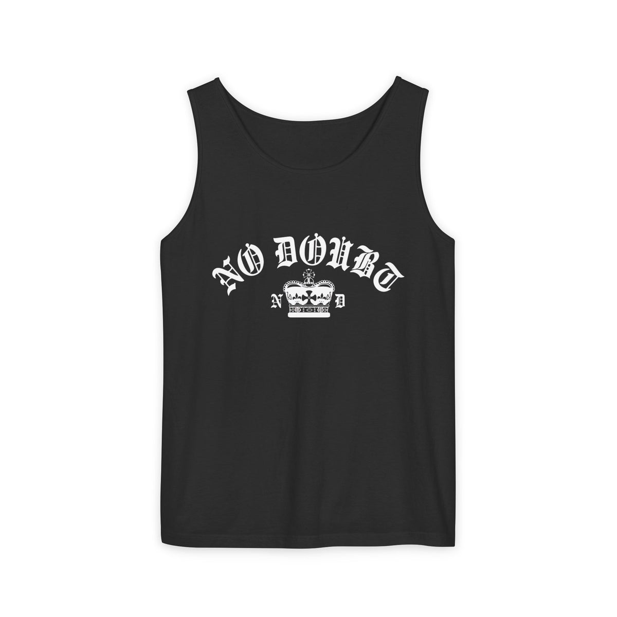 Comfort Colors® No Doubt Band Unisex Tank top, 90s Ska Punk Rock Graphic Tee, Tragic Kingdom Era Orange Crop Top,Retro Gwen Stefani Fan Gift