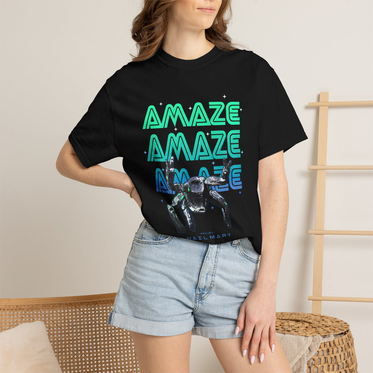 Comfort Colors® Amaze Rocky Vintage T-Shirt, Project Hail Mary Inspired Sci Fi Tee