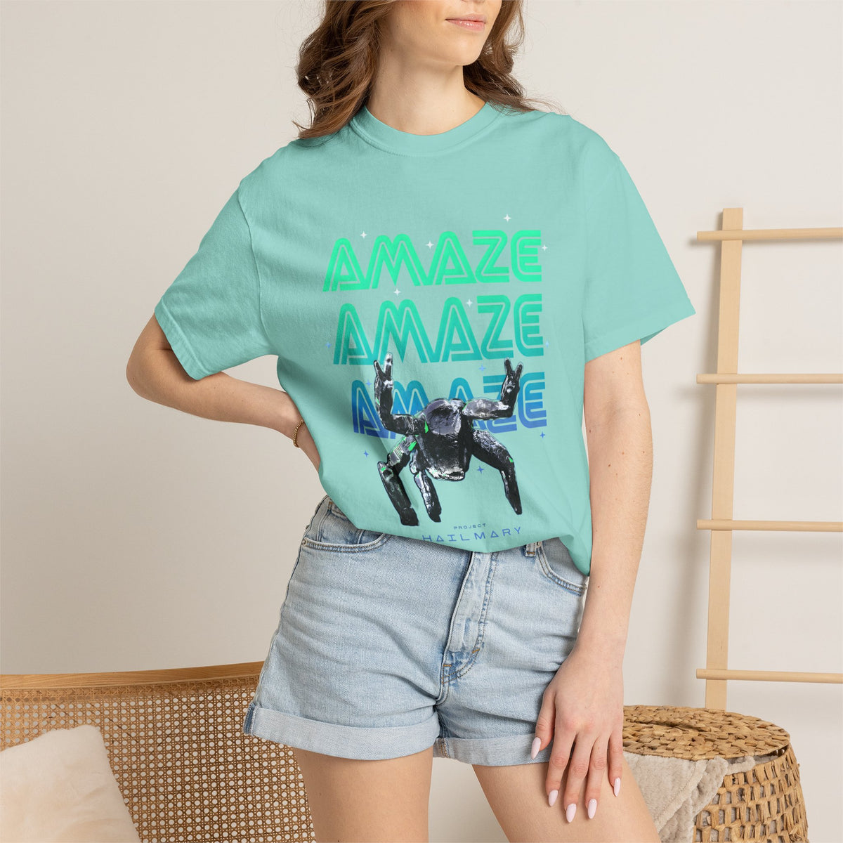 Comfort Colors® Amaze Rocky Vintage T-Shirt, Project Hail Mary Inspired Sci Fi Tee