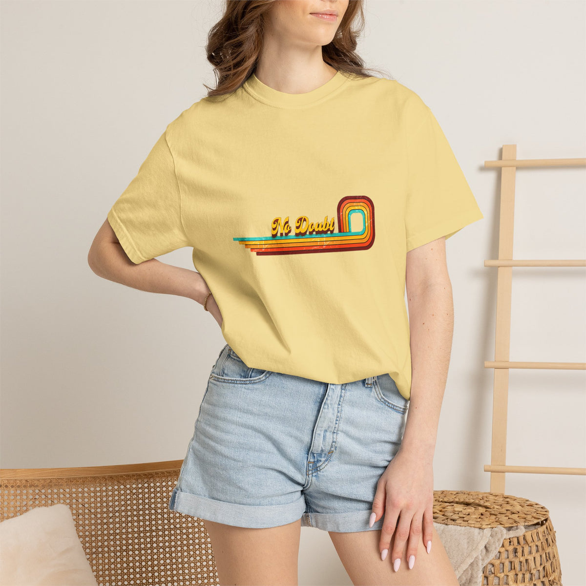 Comfort Colors® No Doubt Retro Rainbow T-Shirt