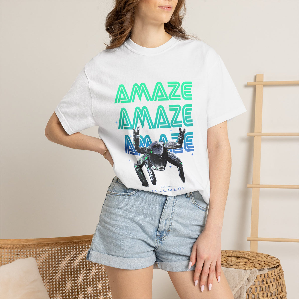 Comfort Colors® Amaze Rocky Vintage T-Shirt, Project Hail Mary Inspired Sci Fi Tee