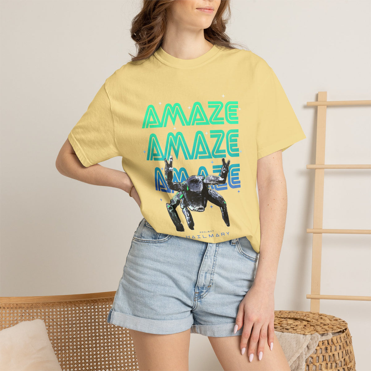 Comfort Colors® Amaze Rocky Vintage T-Shirt, Project Hail Mary Inspired Sci Fi Tee