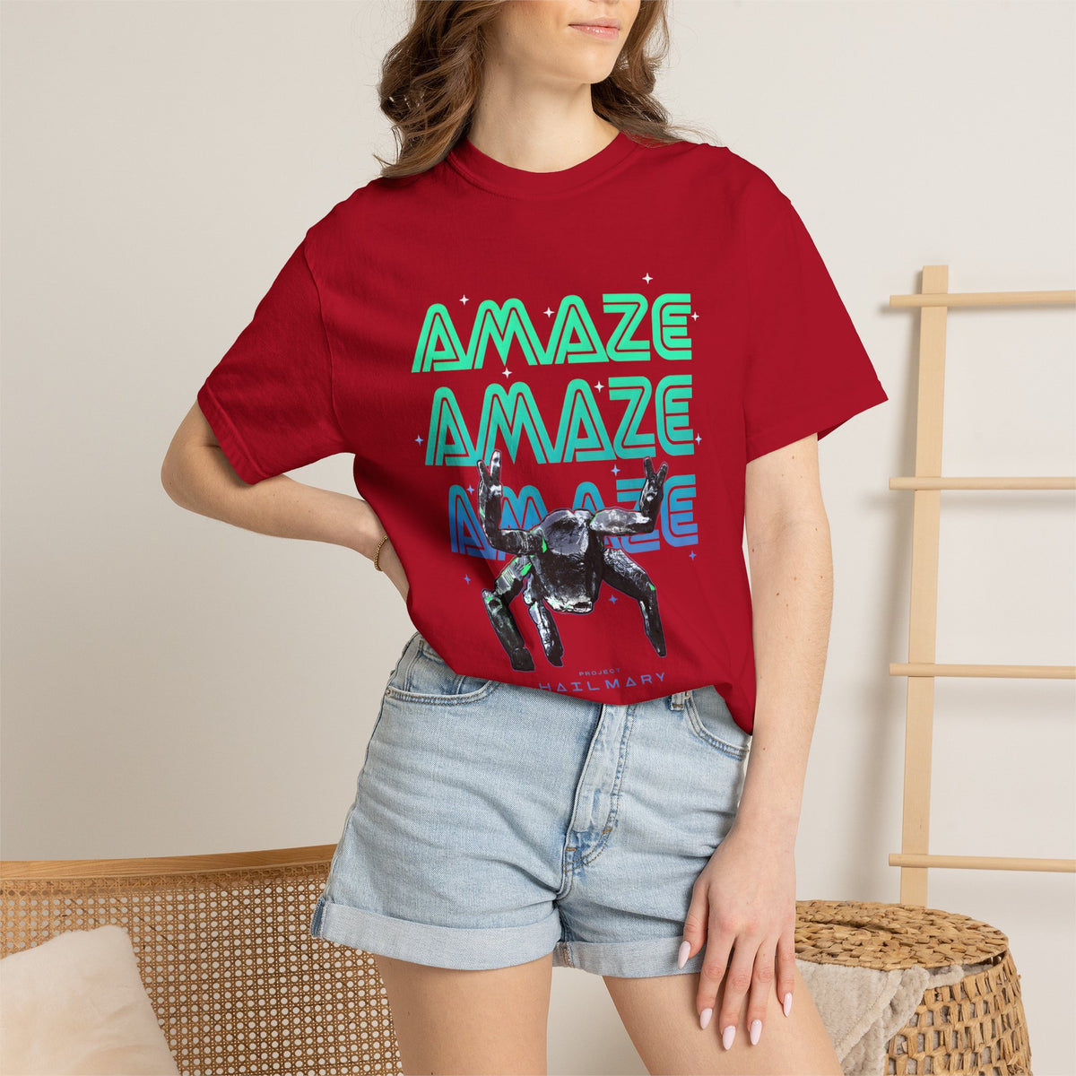 Comfort Colors® Amaze Rocky Vintage T-Shirt, Project Hail Mary Inspired Sci Fi Tee