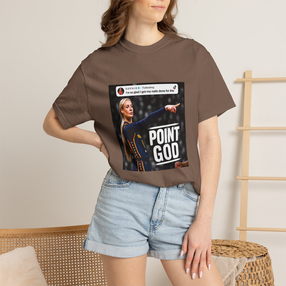 Comfort Colors® Sophie Cunningham Point Signature Basketball Shirt