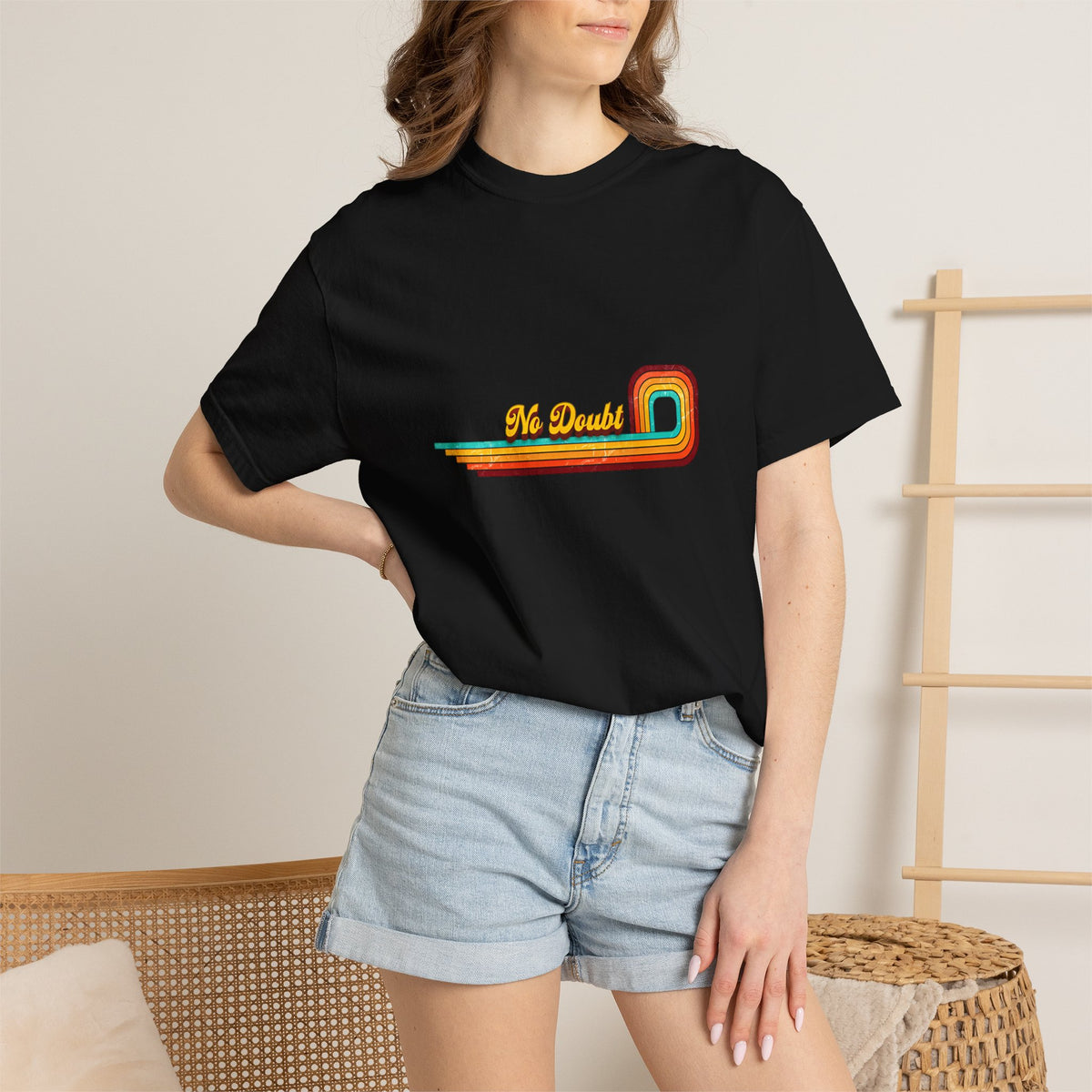 Comfort Colors® No Doubt Retro Rainbow T-Shirt