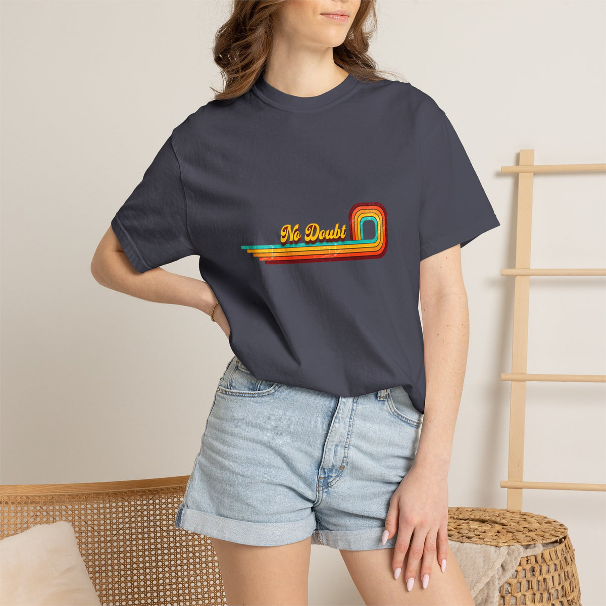 Comfort Colors® No Doubt Retro Rainbow T-Shirt