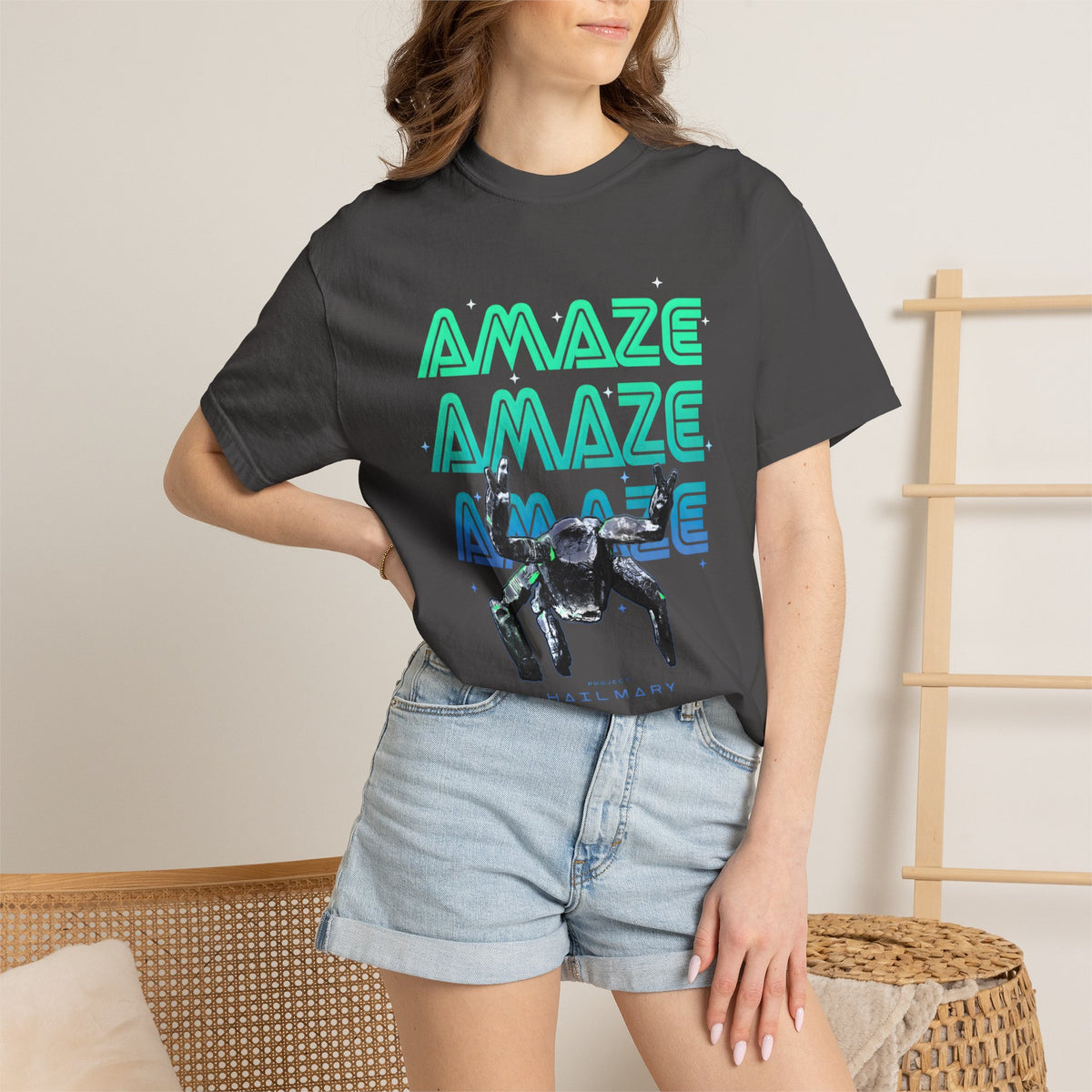 Comfort Colors® Amaze Rocky Vintage T-Shirt, Project Hail Mary Inspired Sci Fi Tee