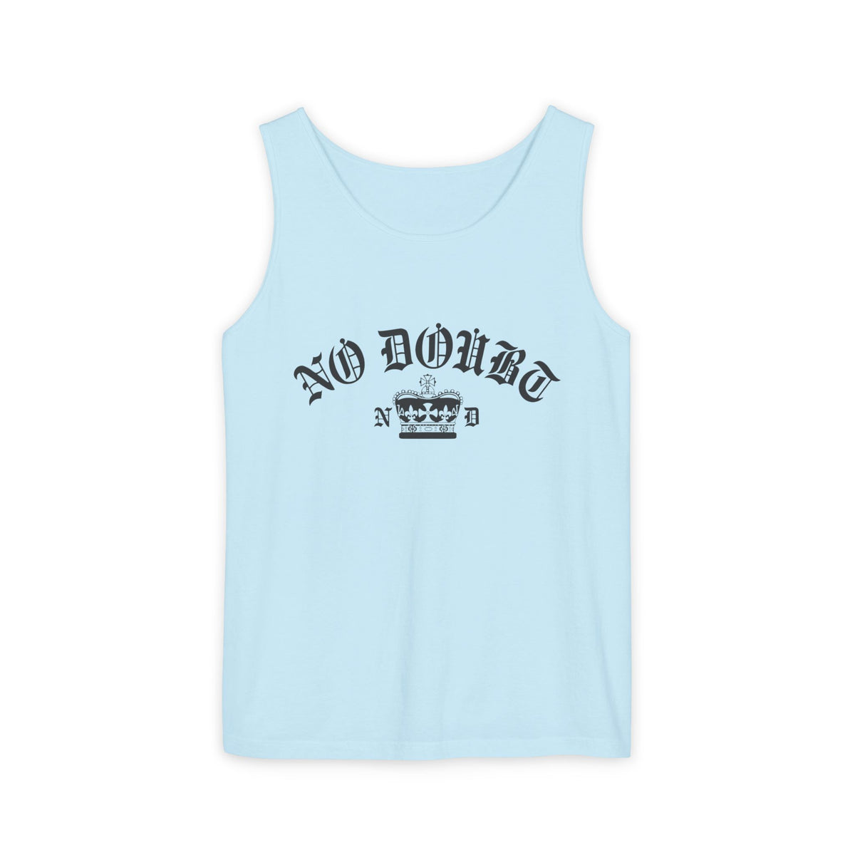 Comfort Colors® No Doubt Band Unisex Tank top, 90s Ska Punk Rock Graphic Tee, Tragic Kingdom Era Orange Crop Top,Retro Gwen Stefani Fan Gift