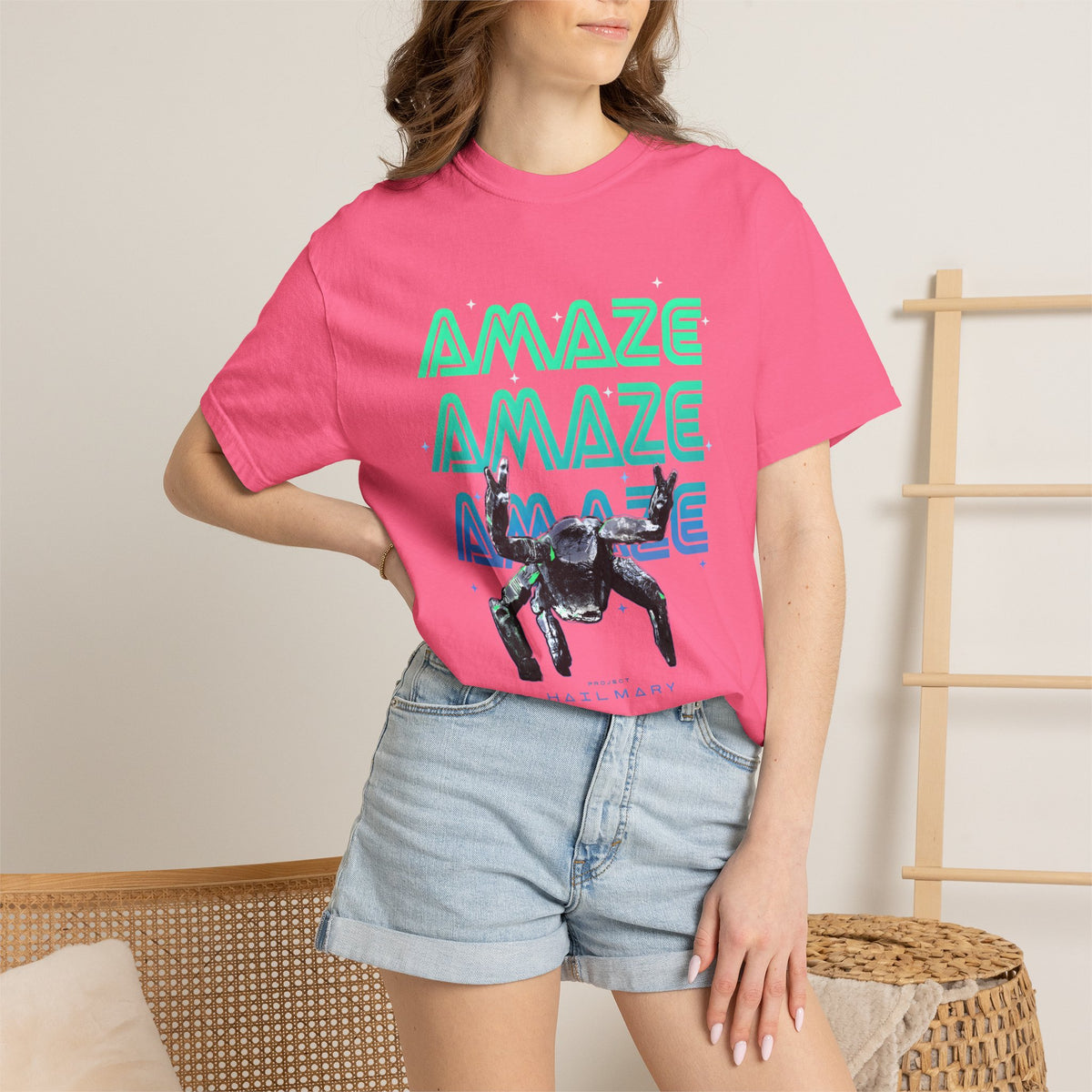 Comfort Colors® Amaze Rocky Vintage T-Shirt, Project Hail Mary Inspired Sci Fi Tee