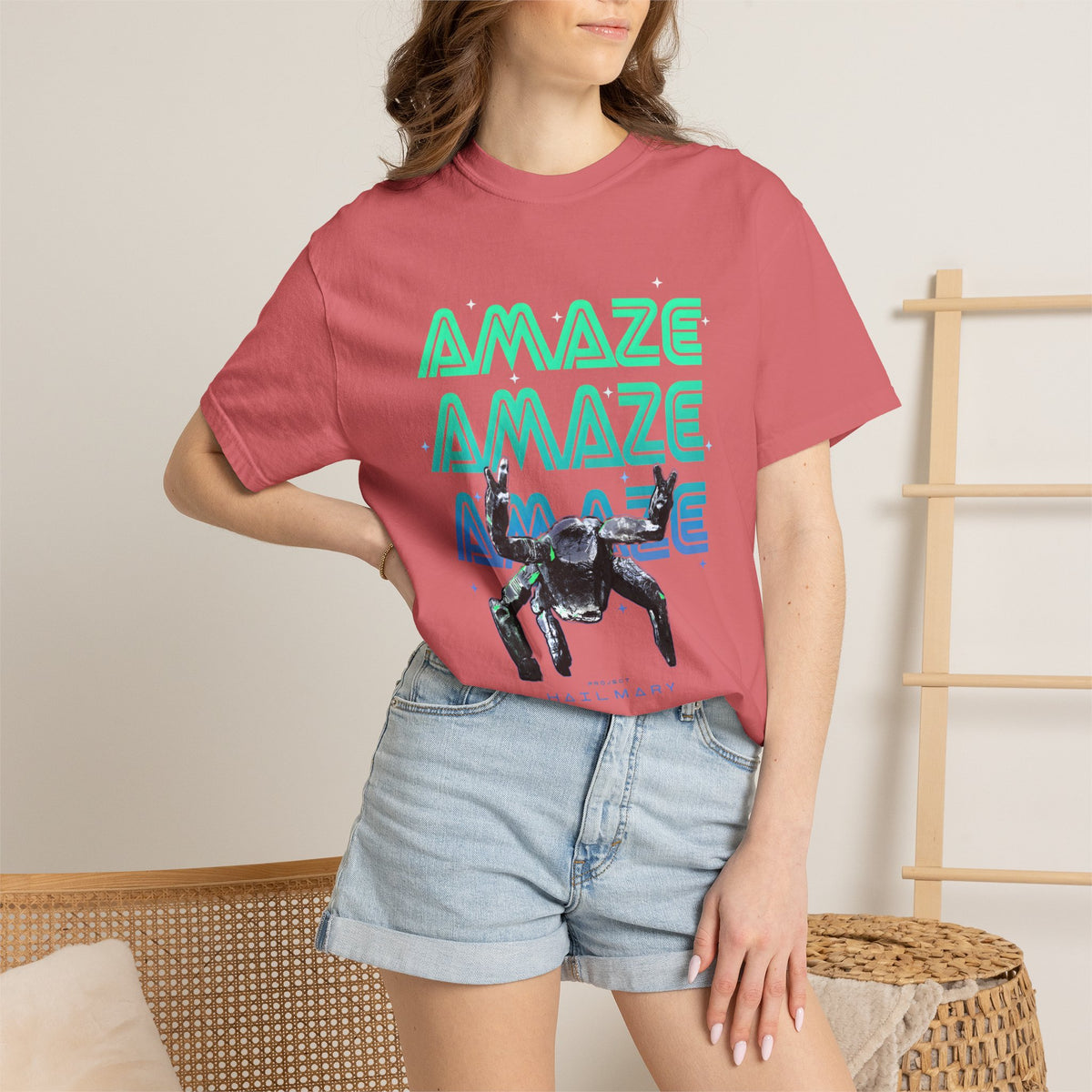 Comfort Colors® Amaze Rocky Vintage T-Shirt, Project Hail Mary Inspired Sci Fi Tee
