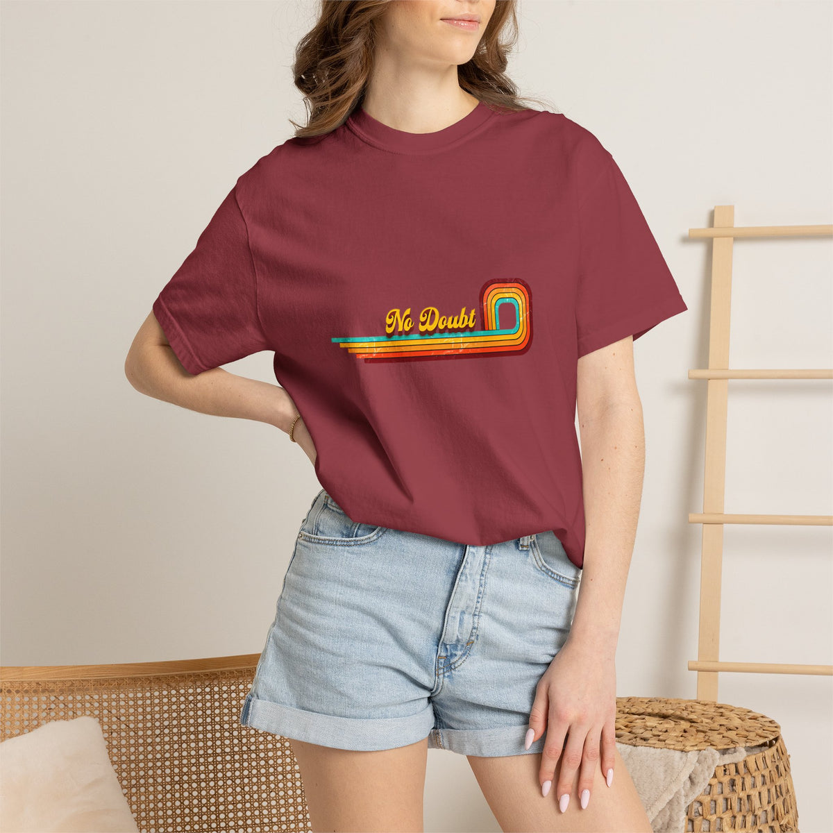Comfort Colors® No Doubt Retro Rainbow T-Shirt