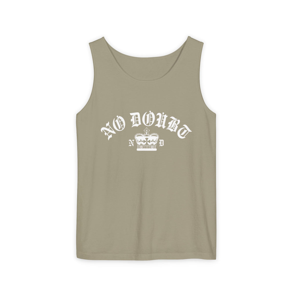 Comfort Colors® No Doubt Band Unisex Tank top, 90s Ska Punk Rock Graphic Tee, Tragic Kingdom Era Orange Crop Top,Retro Gwen Stefani Fan Gift