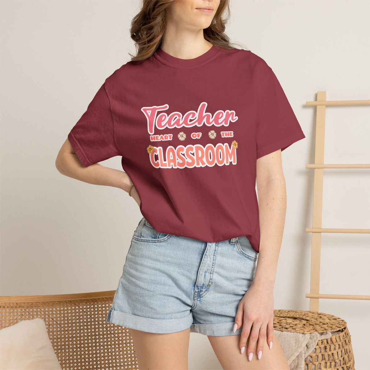 Comfort Colors® Teacher Heart of the Classroom Shirt, Teacher Appreciation Gift, Teacher Tee, Back to School Shirt, End of Year Teacher Gift