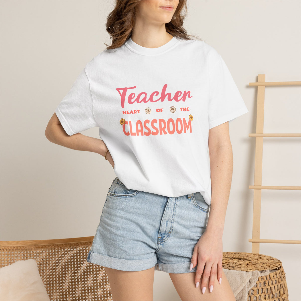 Comfort Colors® Teacher Heart of the Classroom Shirt, Teacher Appreciation Gift, Teacher Tee, Back to School Shirt, End of Year Teacher Gift