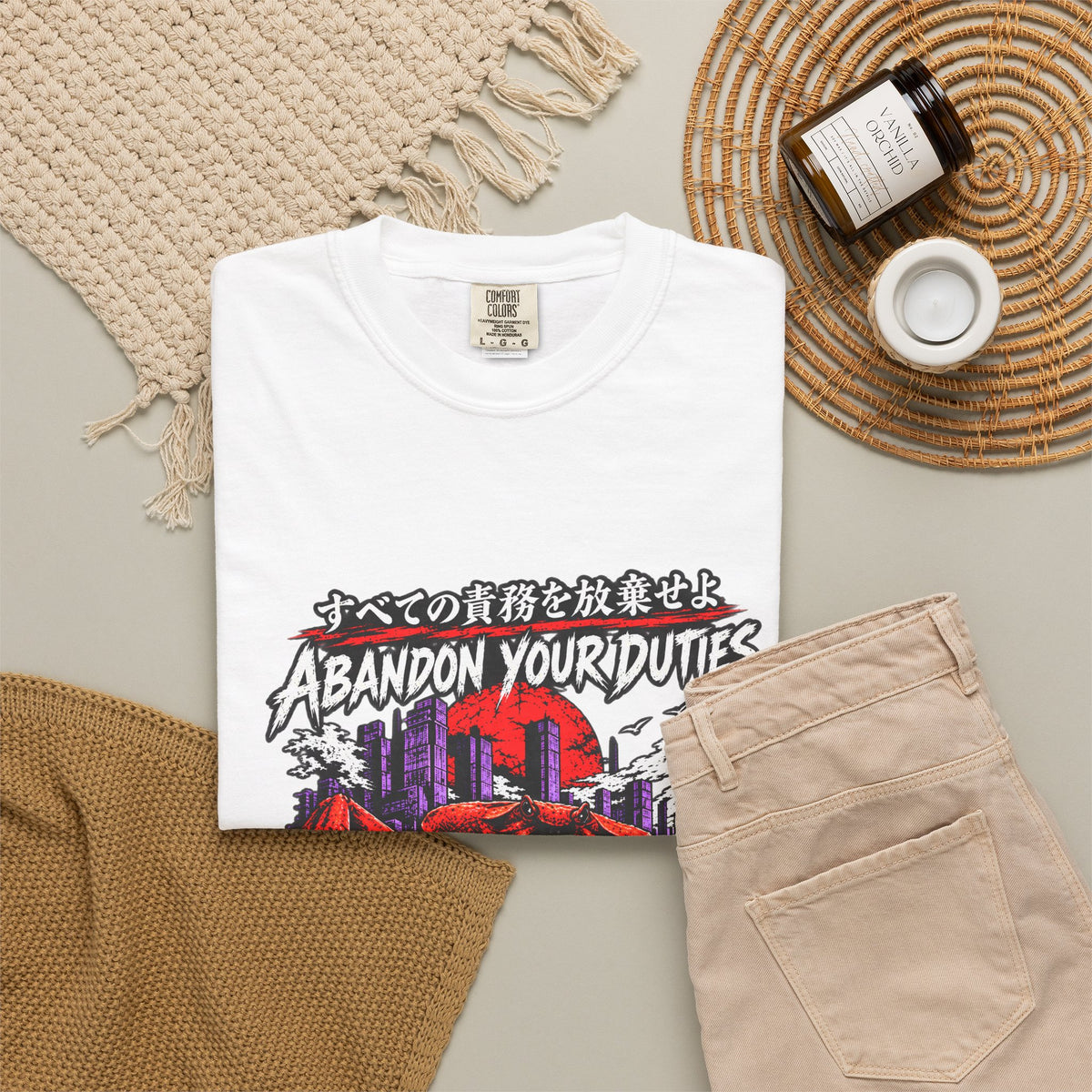 Comfort Colors® Abandon Your Duties Evolve Into Crab Funny T-Shirt