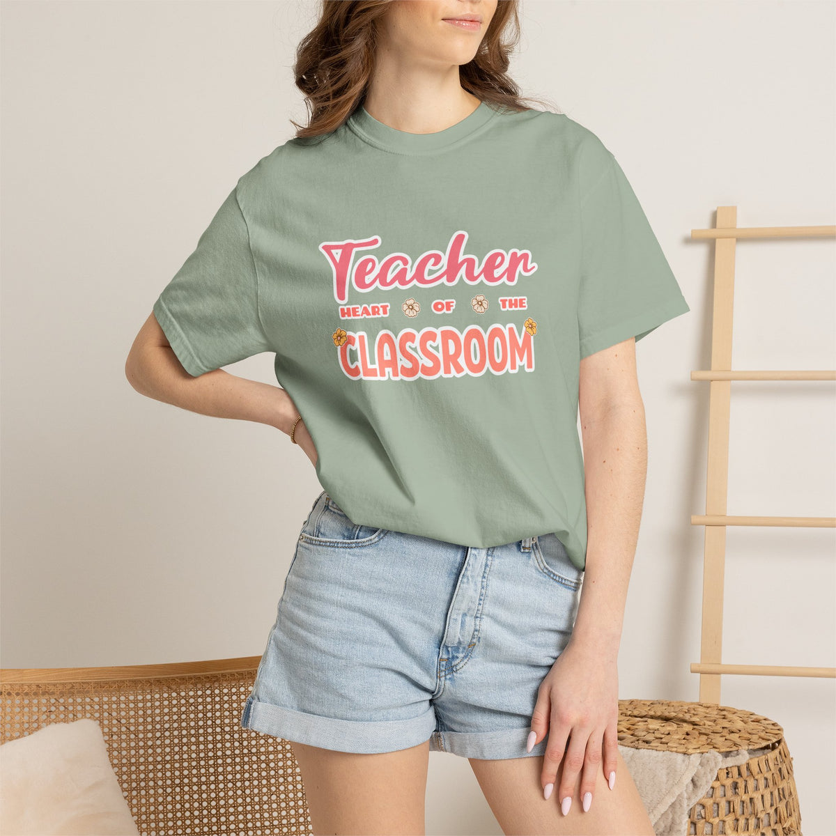 Comfort Colors® Teacher Heart of the Classroom Shirt, Teacher Appreciation Gift, Teacher Tee, Back to School Shirt, End of Year Teacher Gift