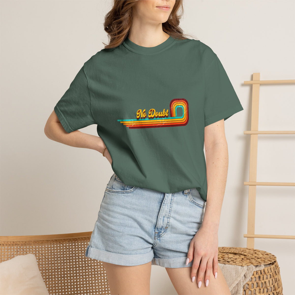 Comfort Colors® No Doubt Retro Rainbow T-Shirt
