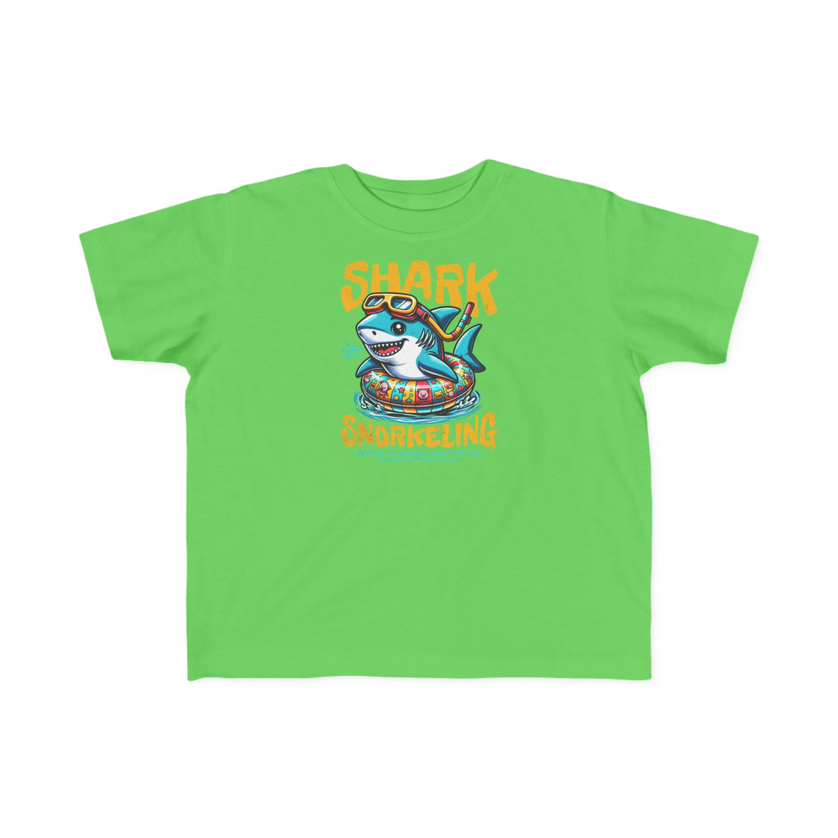 Shark Snorkeling Toddler Shirt, Funny Kids Beach Tee, Shark Graphic Tshirt, Summer Vacation Shirt for Boys Girls, Pool Party Gift for Kids