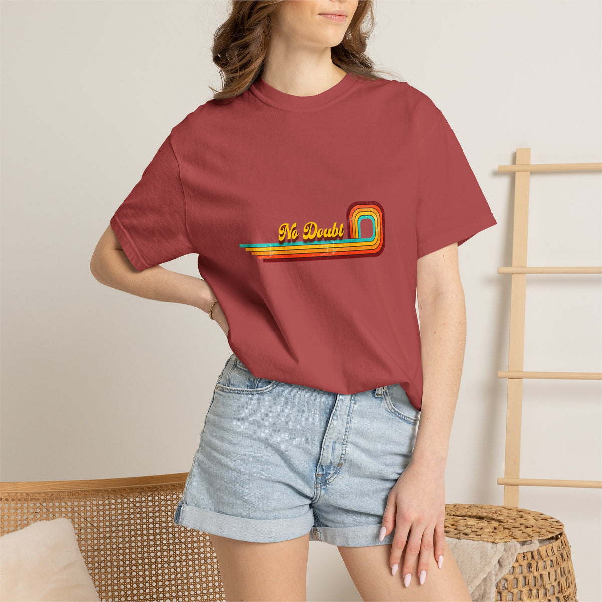 Comfort Colors® No Doubt Retro Rainbow T-Shirt