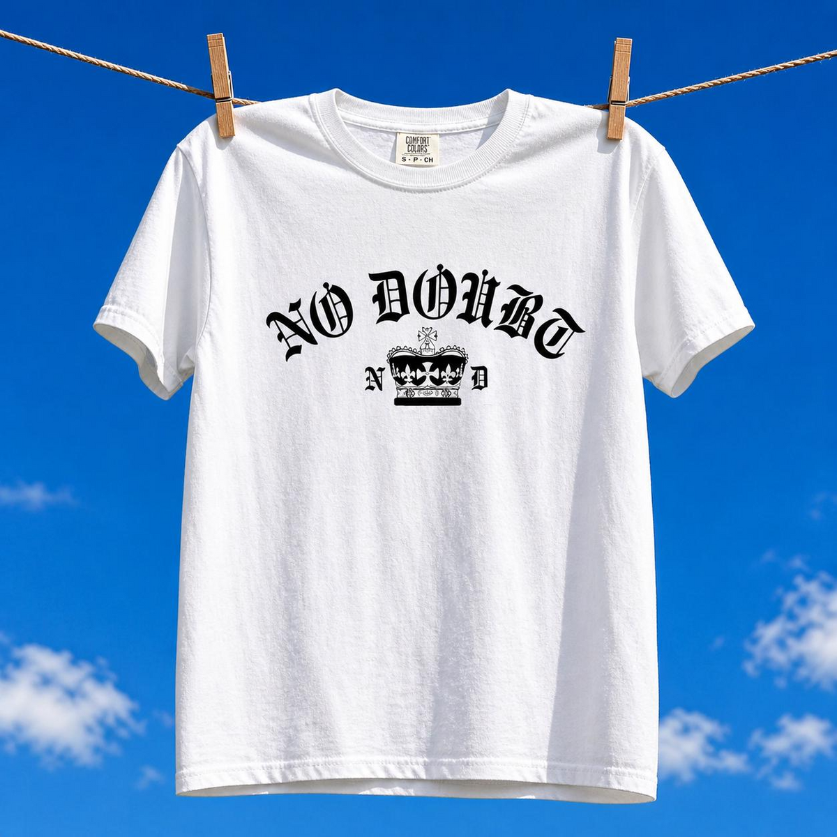 Comfort Colors® No Doubt Crown Graphic T-Shirt