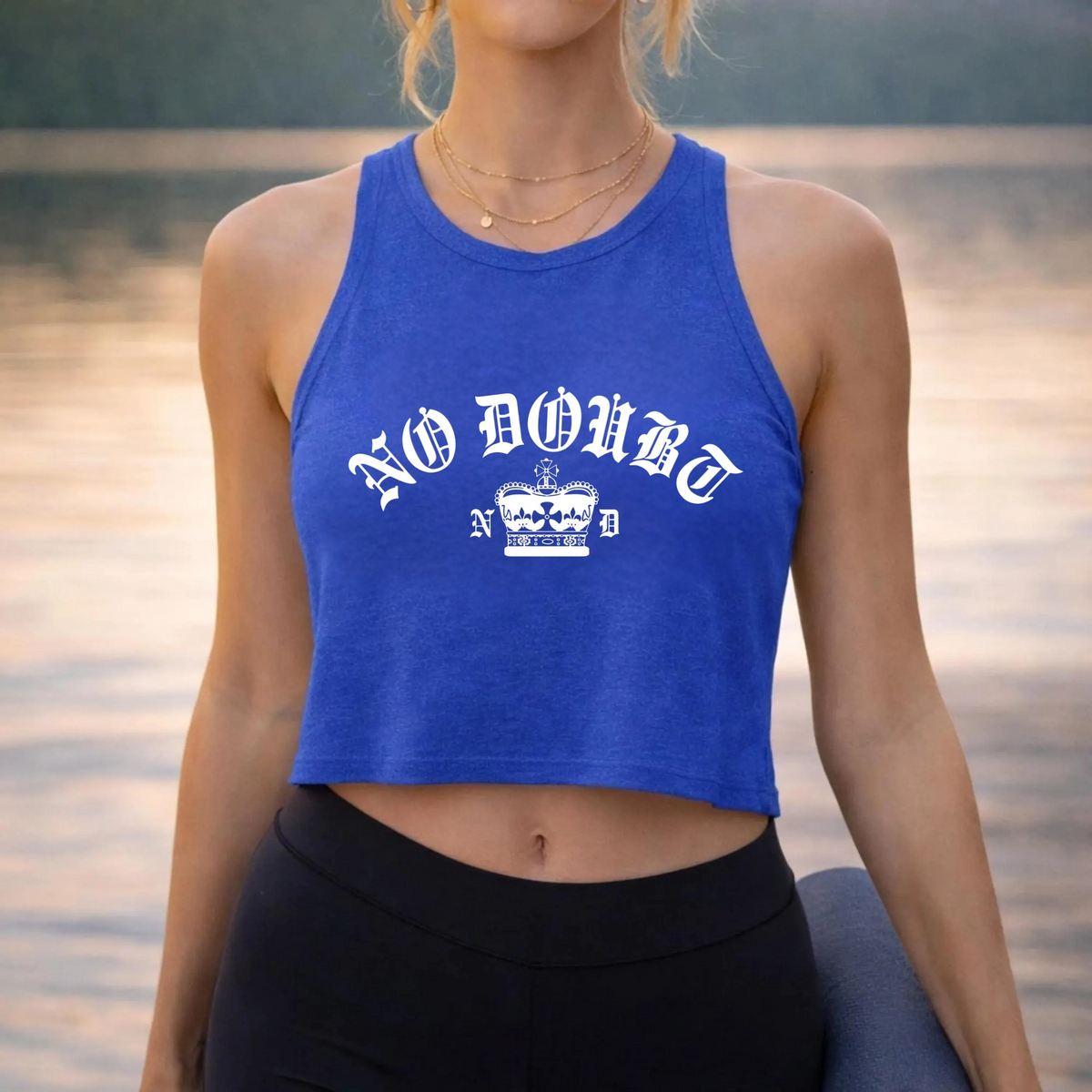 No Doubt Band Unisex Tank top, 90s Ska Punk Rock Graphic Tee, Tragic Kingdom Era Orange Crop Top, Retro Gwen Stefani Fan Gift