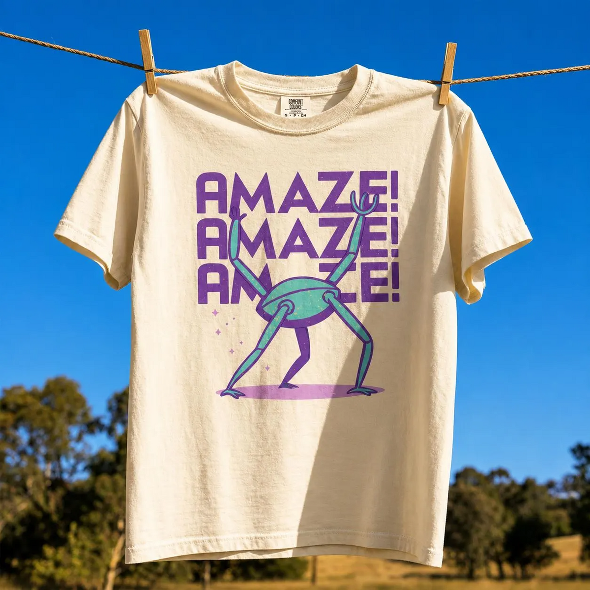 Comfort Colors® Amaze Rocky Graphic T-Shirt