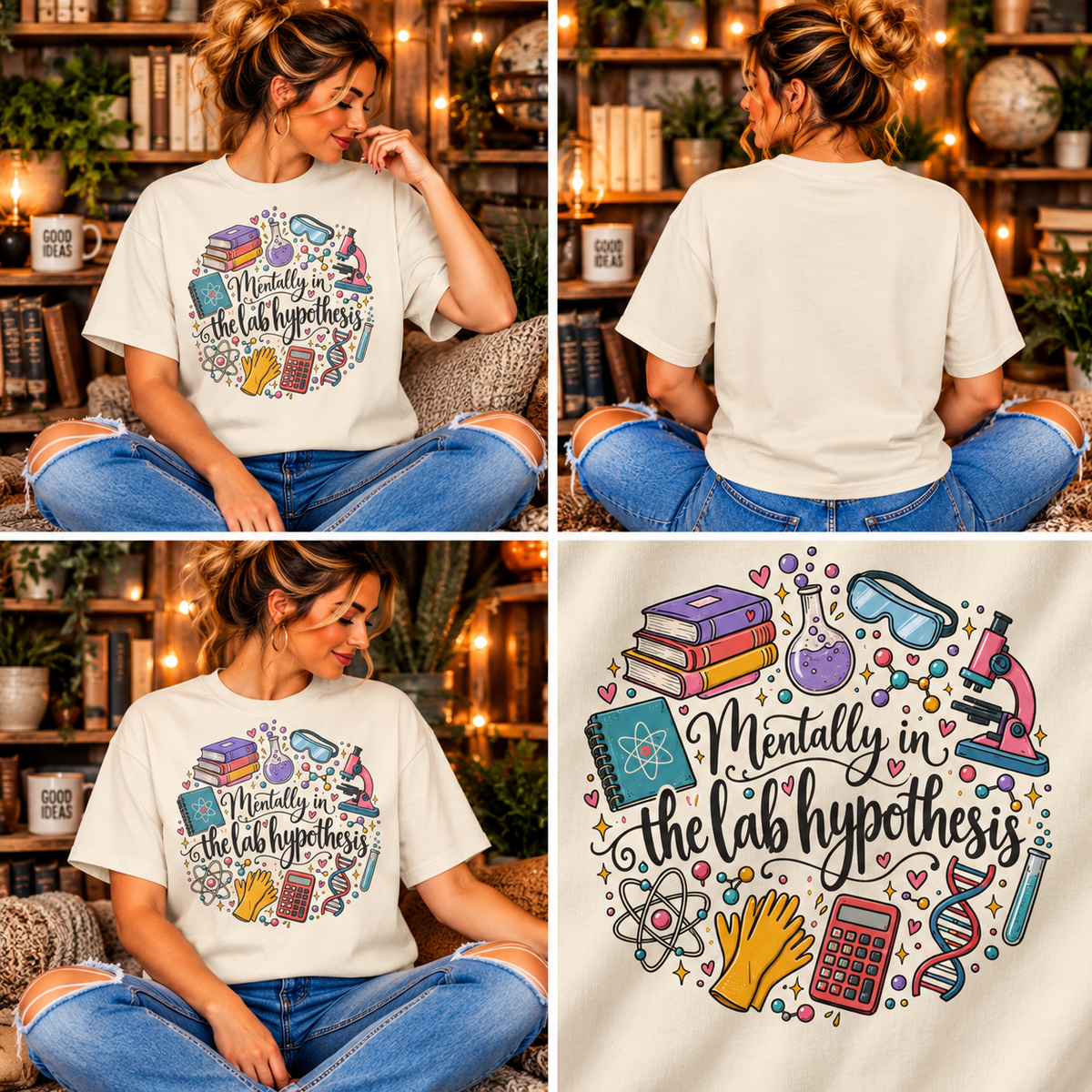 Comfort Colors® Mentally in the Lab Hypothesis Shirt, Funny Science Teacher Gift, STEM Chemistry Biology shirt, Lab Scientist Student Shirt