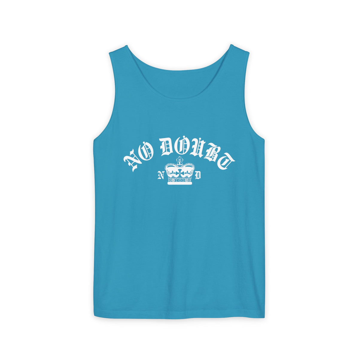 Comfort Colors® No Doubt Band Unisex Tank top, 90s Ska Punk Rock Graphic Tee, Tragic Kingdom Era Orange Crop Top,Retro Gwen Stefani Fan Gift