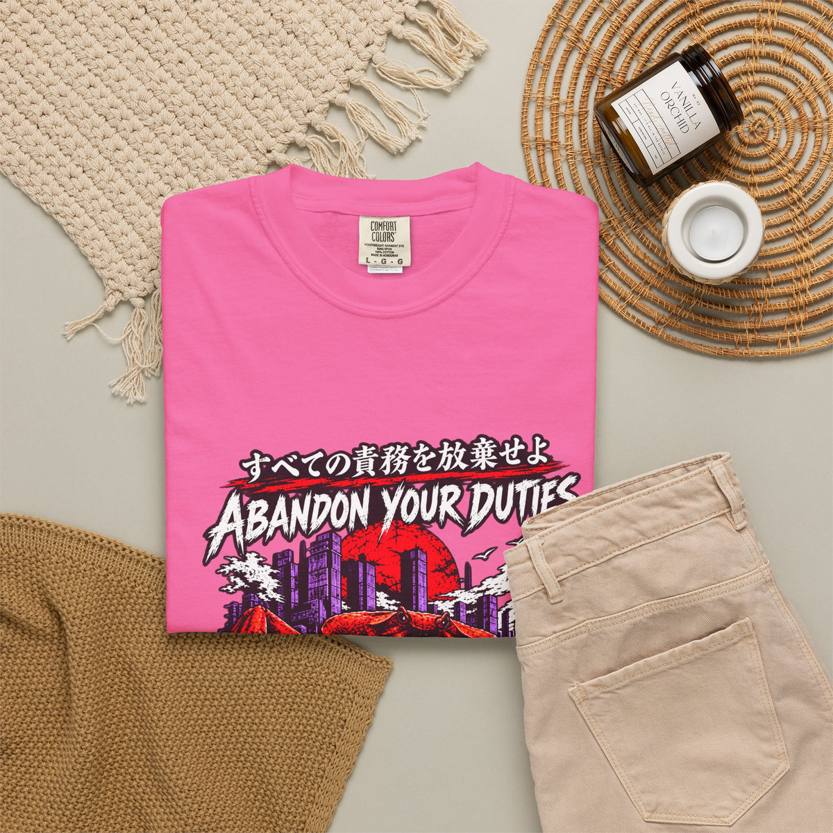 Comfort Colors® Abandon Your Duties Evolve Into Crab Funny T-Shirt