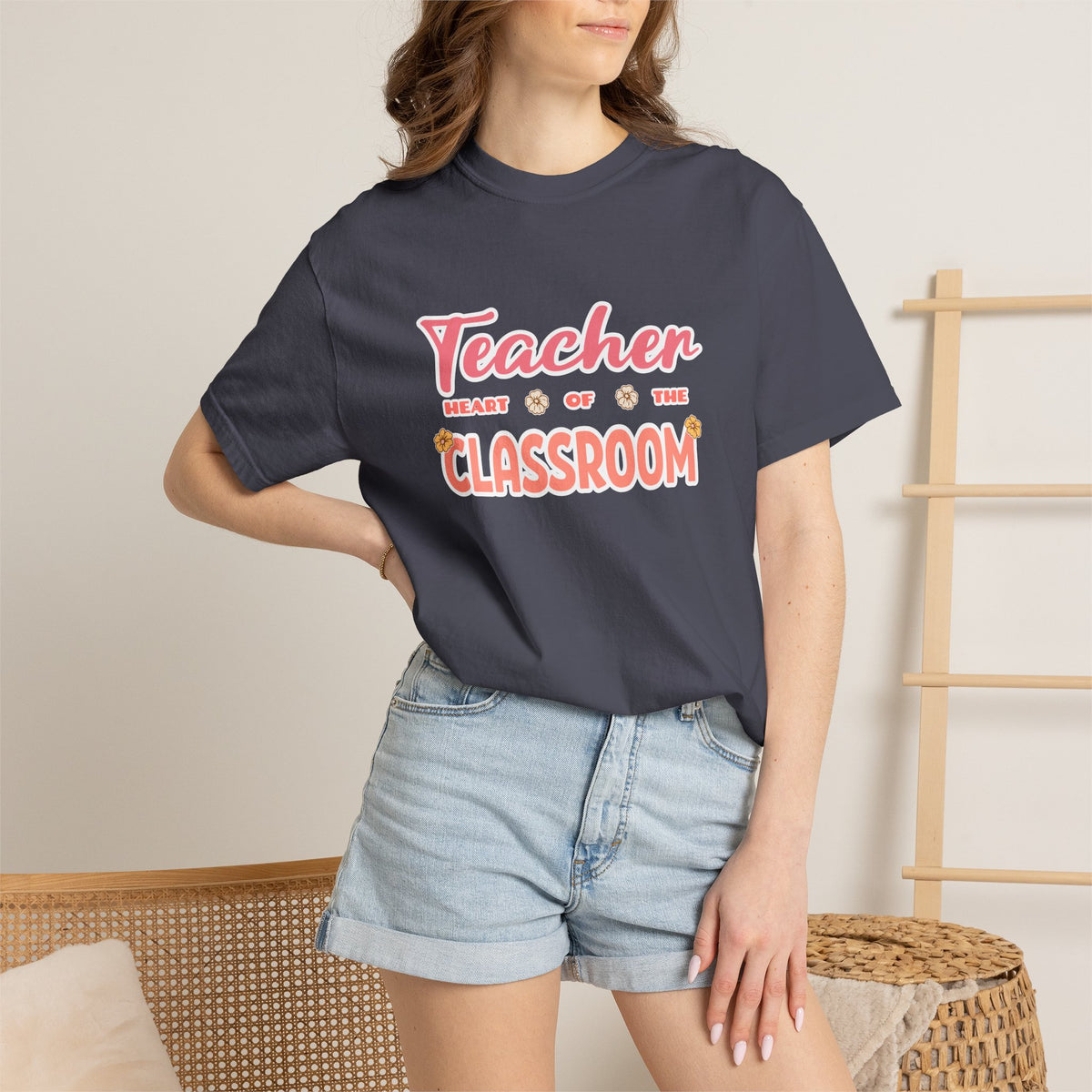 Comfort Colors® Teacher Heart of the Classroom Shirt, Teacher Appreciation Gift, Teacher Tee, Back to School Shirt, End of Year Teacher Gift