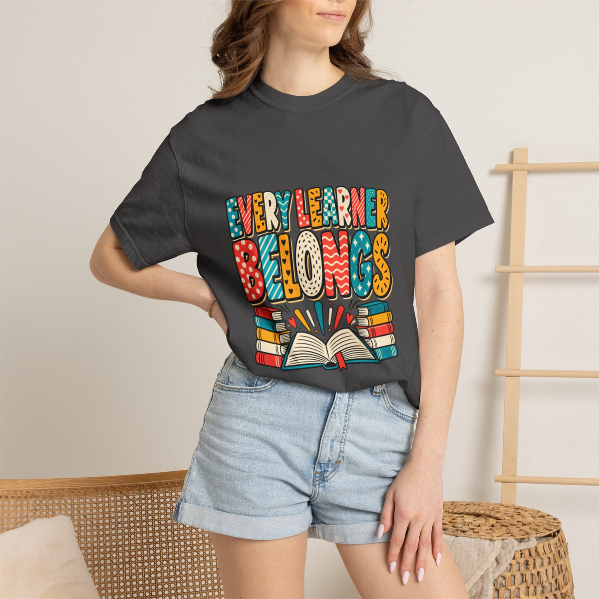 Comfort Colors® Every Learner Belongs T-Shirt, Inclusive Education Teacher Gift, Special Education Classroom, Back to School Teacher Shirt