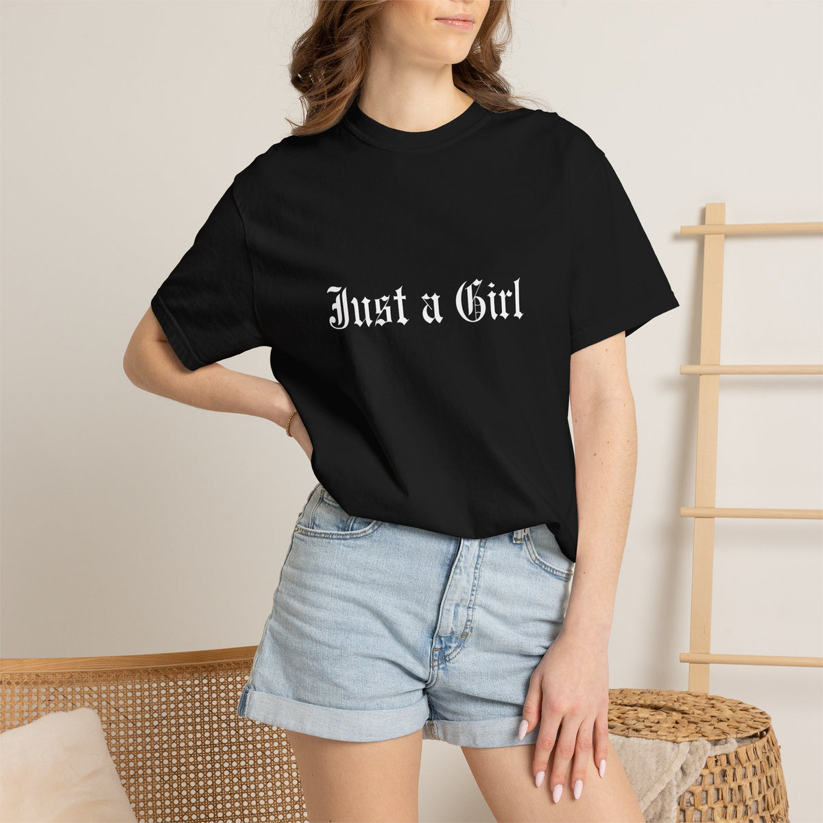 Comfort Colors® NO DOUBT Band Tee | Vintage-Inspired Rock Shirt, Tragic Kingdom Design - Im Just a Girl