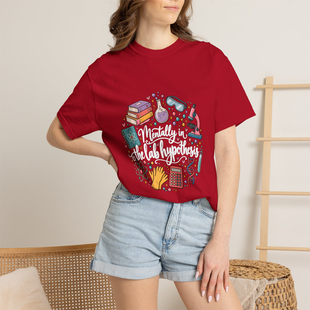 Comfort Colors® Mentally in the Lab Hypothesis Shirt, Funny Science Teacher Gift, STEM Chemistry Biology shirt, Lab Scientist Student Shirt
