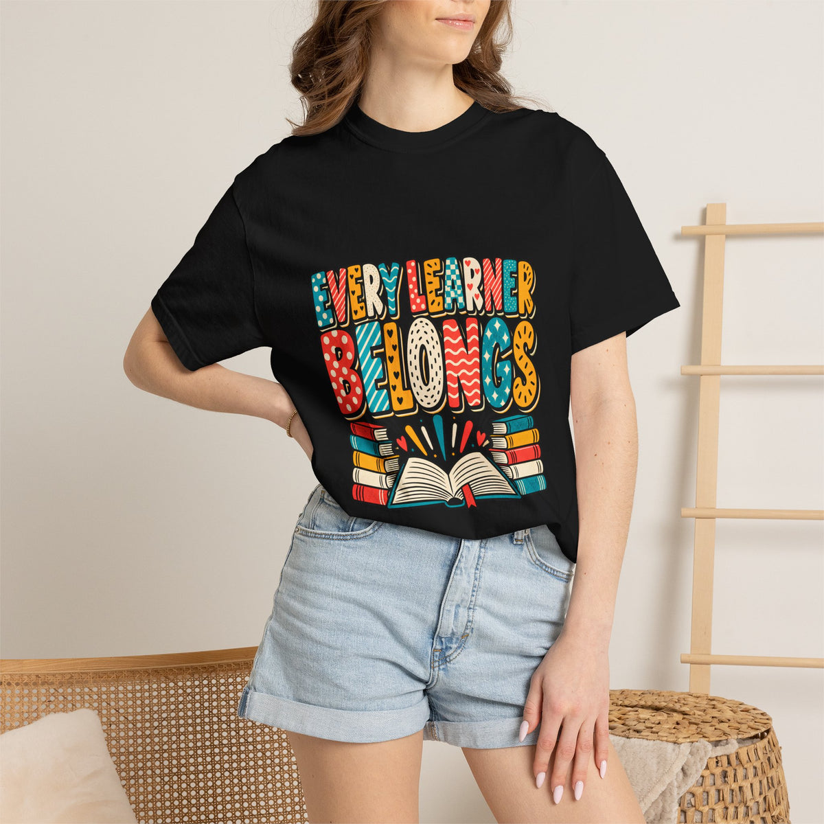 Comfort Colors® Every Learner Belongs T-Shirt, Inclusive Education Teacher Gift, Special Education Classroom, Back to School Teacher Shirt