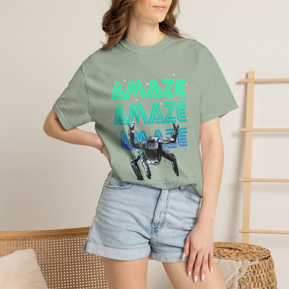 Comfort Colors® Amaze Rocky Vintage T-Shirt, Project Hail Mary Inspired Sci Fi Tee