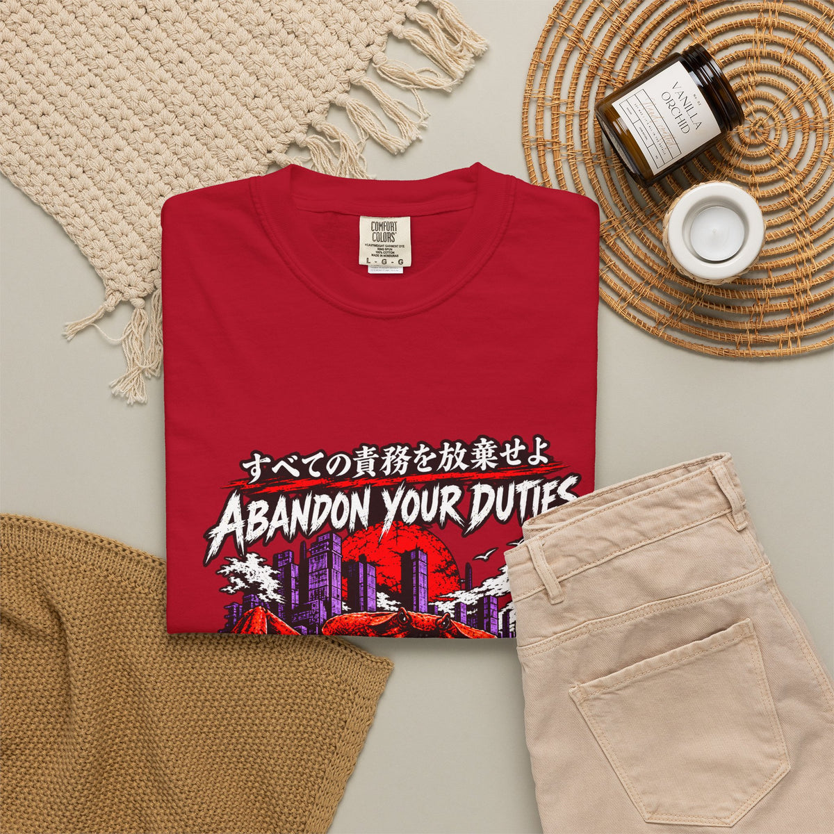 Comfort Colors® Abandon Your Duties Evolve Into Crab Funny T-Shirt
