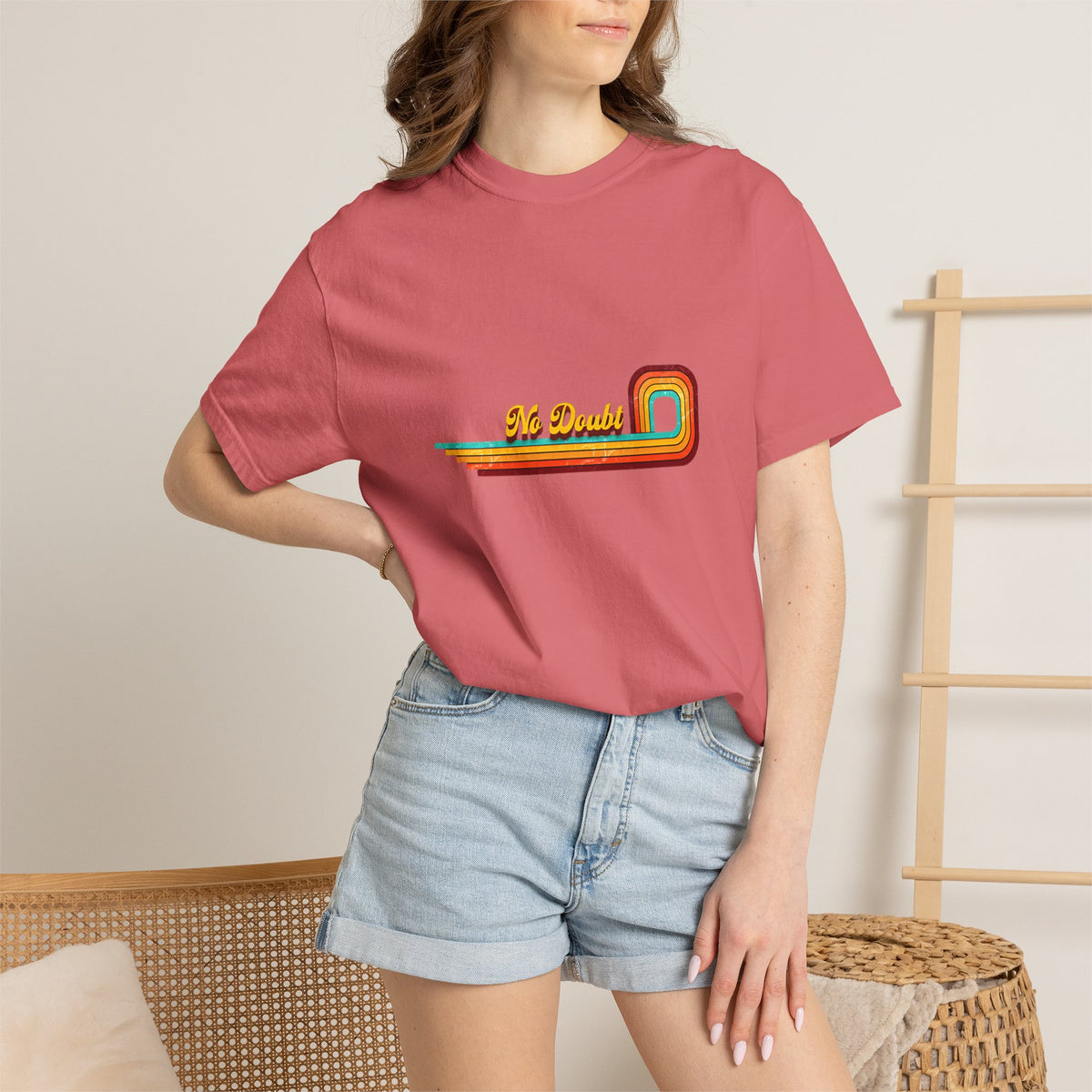 Comfort Colors® No Doubt Retro Rainbow T-Shirt