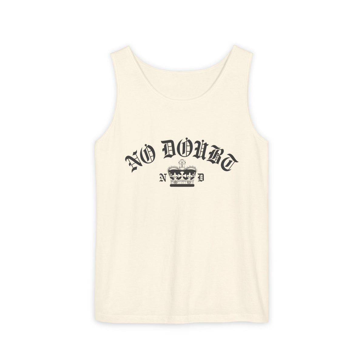 Comfort Colors® No Doubt Band Unisex Tank top, 90s Ska Punk Rock Graphic Tee, Tragic Kingdom Era Orange Crop Top,Retro Gwen Stefani Fan Gift