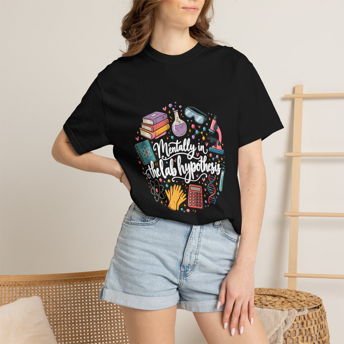 Comfort Colors® Mentally in the Lab Hypothesis Shirt, Funny Science Teacher Gift, STEM Chemistry Biology shirt, Lab Scientist Student Shirt
