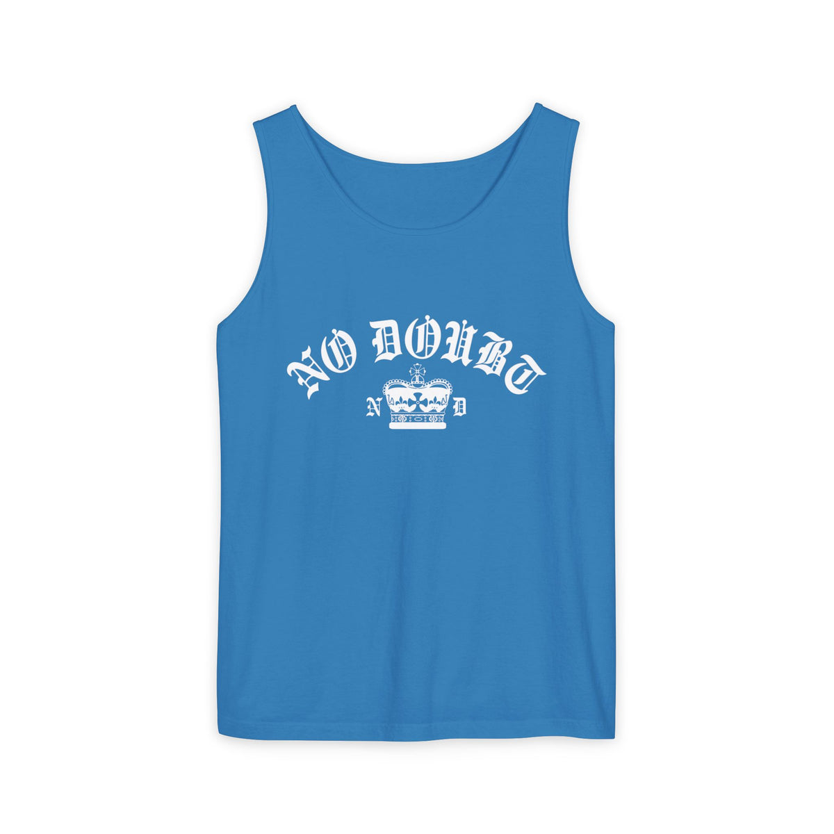 Comfort Colors® No Doubt Band Unisex Tank top, 90s Ska Punk Rock Graphic Tee, Tragic Kingdom Era Orange Crop Top,Retro Gwen Stefani Fan Gift