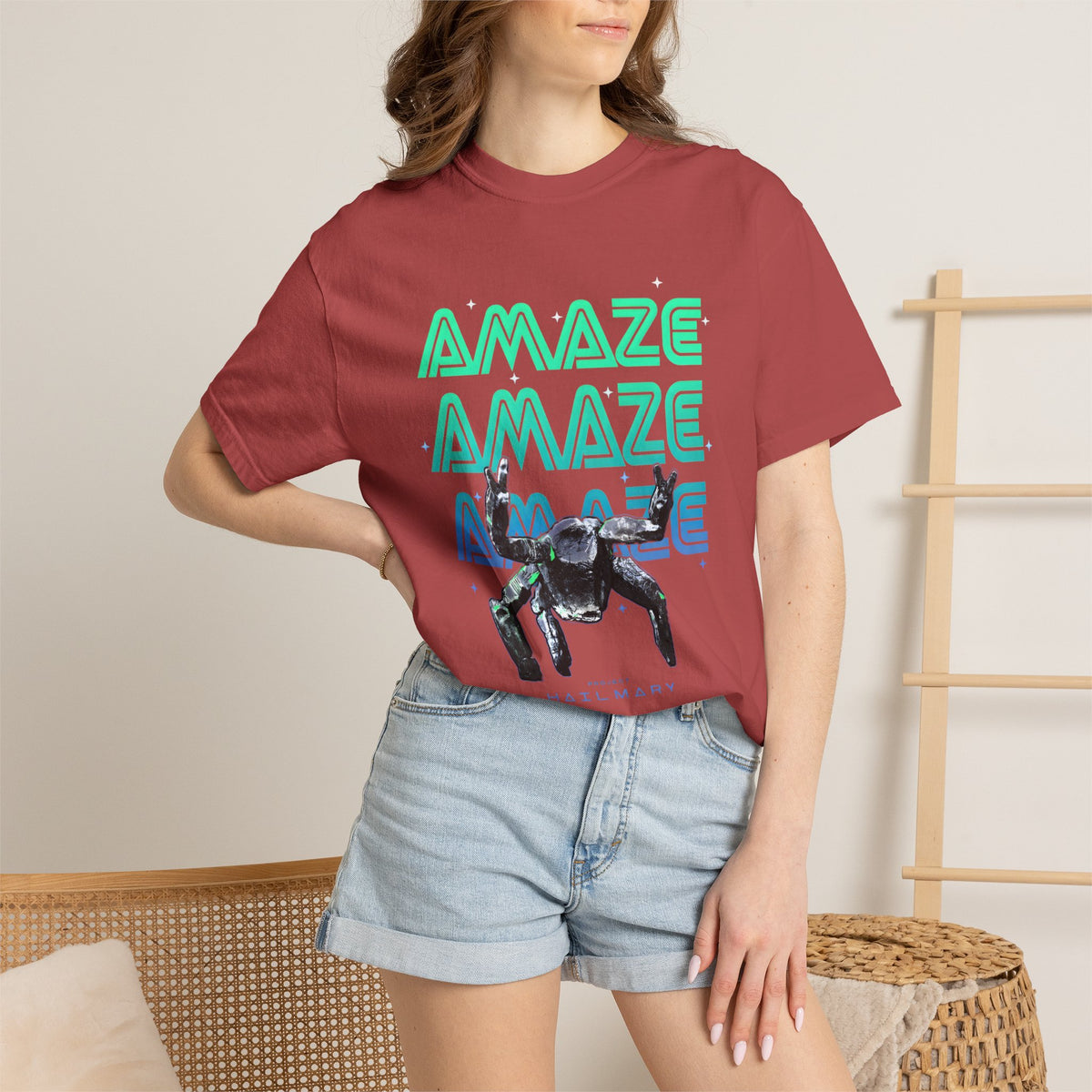 Comfort Colors® Amaze Rocky Vintage T-Shirt, Project Hail Mary Inspired Sci Fi Tee