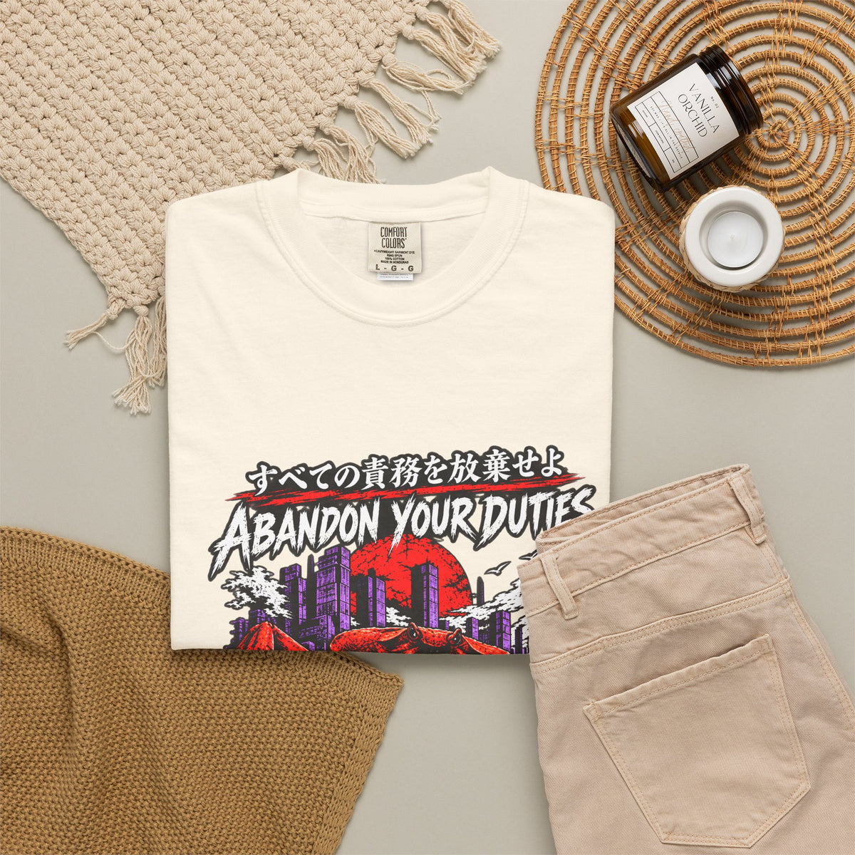 Comfort Colors® Abandon Your Duties Evolve Into Crab Funny T-Shirt